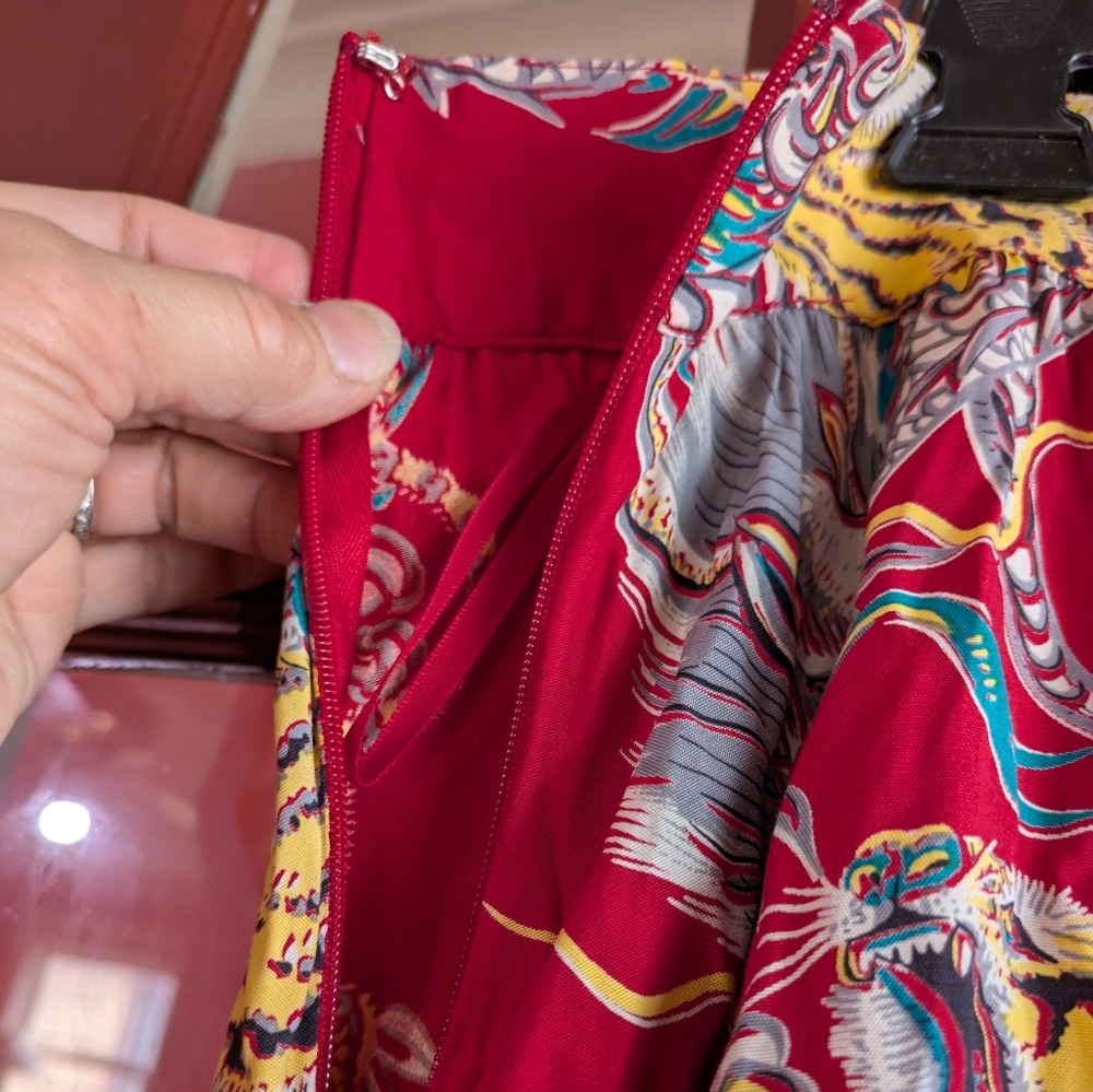 Trashy Diva high waisted shorts 'Dragons and Tigers' print - Picture 5 of 14